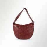 Spaghetti Western Swc129Cg Hobo Vintage Handmade Drum Dyed Genuine European Cowhide Leather Women Bag Western Handbag Purse