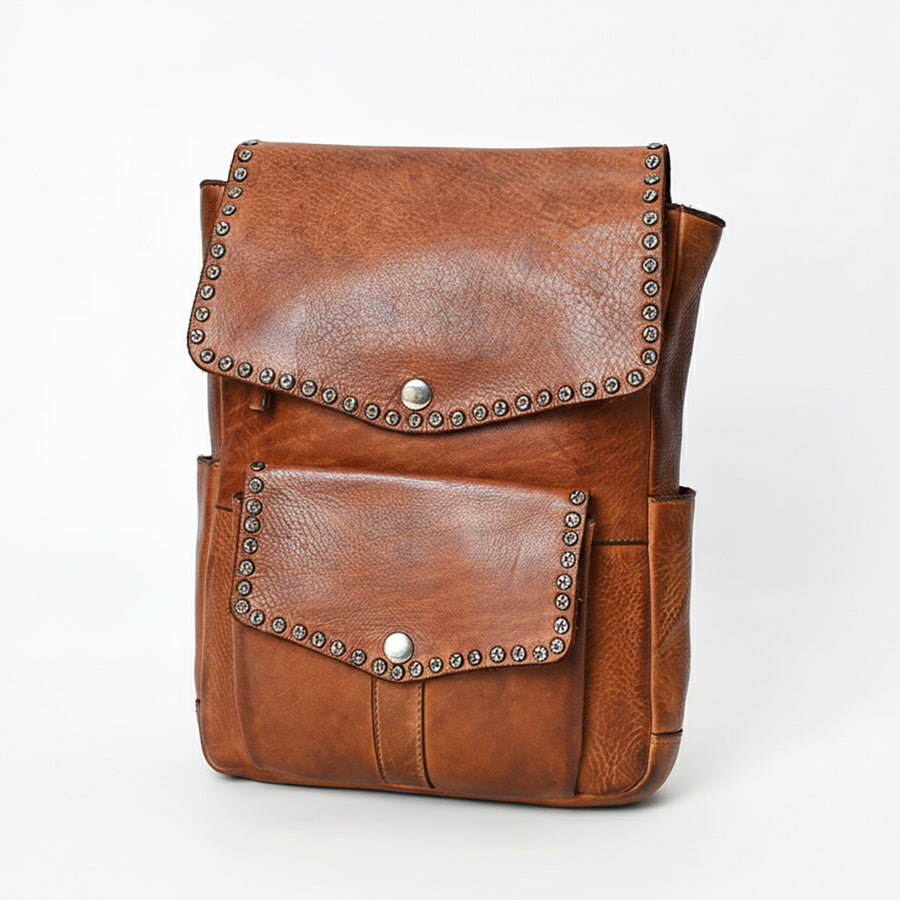 Spaghetti W. Swc139Cg Tote Vintage Handmade Drum Dyed Genuine European by Hilason – Cowboy and equestrian accessories