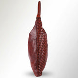 Spaghetti Western Swc141Cg Hobo Vintage Handmade Drum Dyed Genuine European Cowhide Leather Women Bag Western Handbag Purse