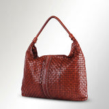 Spaghetti Western Swc141Cg Hobo Vintage Handmade Drum Dyed Genuine European Cowhide Leather Women Bag Western Handbag Purse