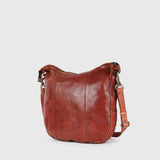 Spaghetti Western Swc143Cg Hobo Vintage Handmade Drum Dyed Genuine European Cowhide Leather Women Bag Western Handbag Purse