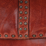 Spaghetti Western Swc145Acg Backpack Vintage Handmade Drum Dyed Genuine European Cowhide Leather Women Bag Western Handbag Purse