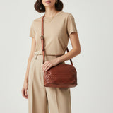 Spaghetti Western Swc148Cg Cross Body I Vintage Handmade Drum Dyed Genuine European Cowhide Leather Women Bag Western Handbag Purse