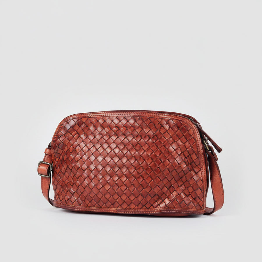 Spaghetti W. Swc148Cg Cross Body I Vintage Handmade Drum Dyed Genuine by Hilason – Cowboy and equestrian accessories