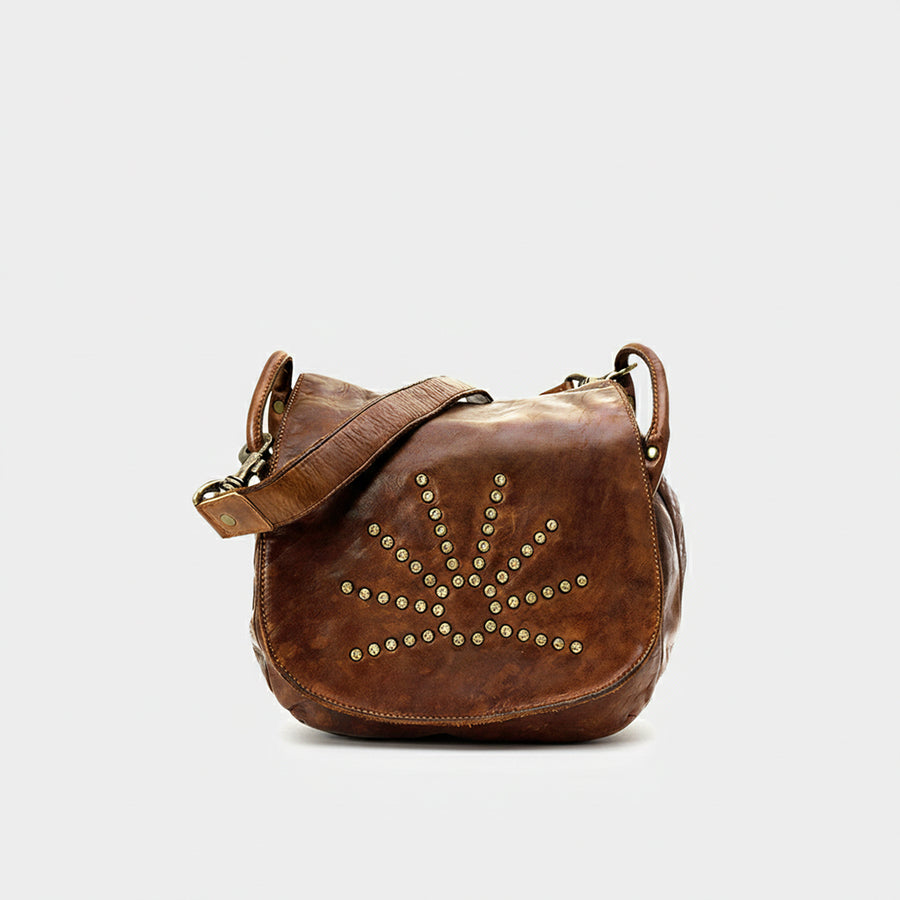 Spaghetti W. Swc156Cg Cross Body I Vintage Handmade Drum Dyed Genuine by Hilason – Cowboy and equestrian accessories