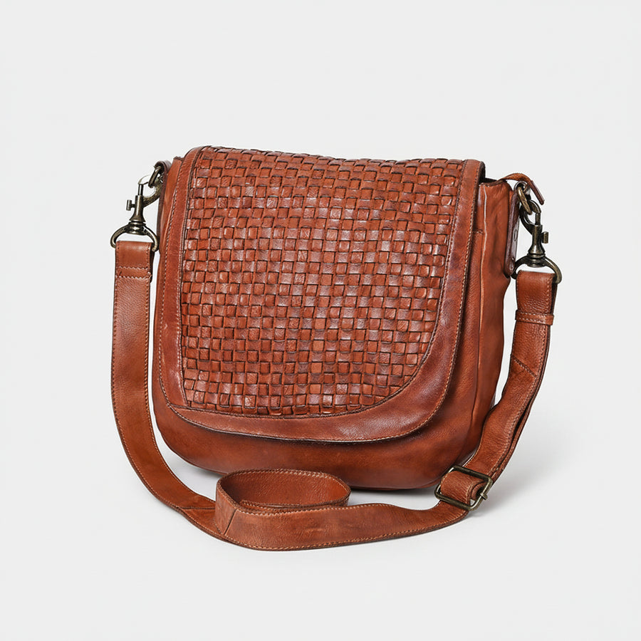 Spaghetti W. Swc160Cg Cross Body I Vintage Handmade Drum Dyed Genuine by Hilason – Cowboy and equestrian accessories