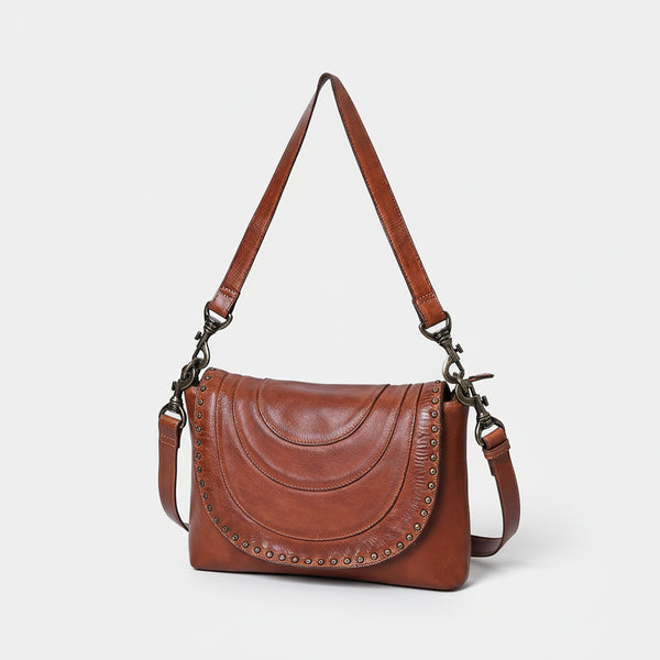 Spaghetti W. Swc174Cg Cross Body I Vintage Handmade Drum Dyed Genuine by Hilason – Cowboy and equestrian accessories
