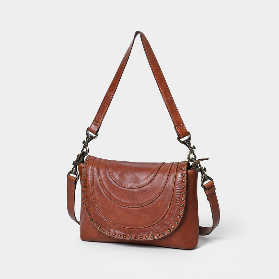 Spaghetti W. Swc174Cg Cross Body I Vintage Handmade Drum Dyed Genuine by Hilason – Cowboy and equestrian accessories