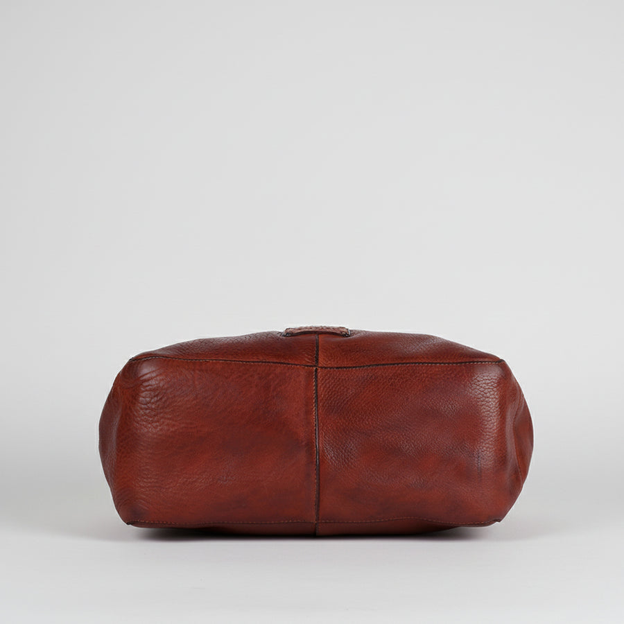 Spaghetti Western Swc188Cg Tote Vintage Handmade Drum Dyed Genuine European Cowhide Leather Women Bag Western Handbag Purse