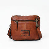 Spaghetti Western Swc199Cg Coin Purse Vintage Handmade Drum Dyed Genuine European Cowhide Leather Women Bag Western Handbag Purse