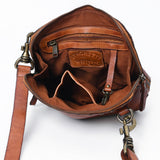 Spaghetti Western Swc199Cg Coin Purse Vintage Handmade Drum Dyed Genuine European Cowhide Leather Women Bag Western Handbag Purse