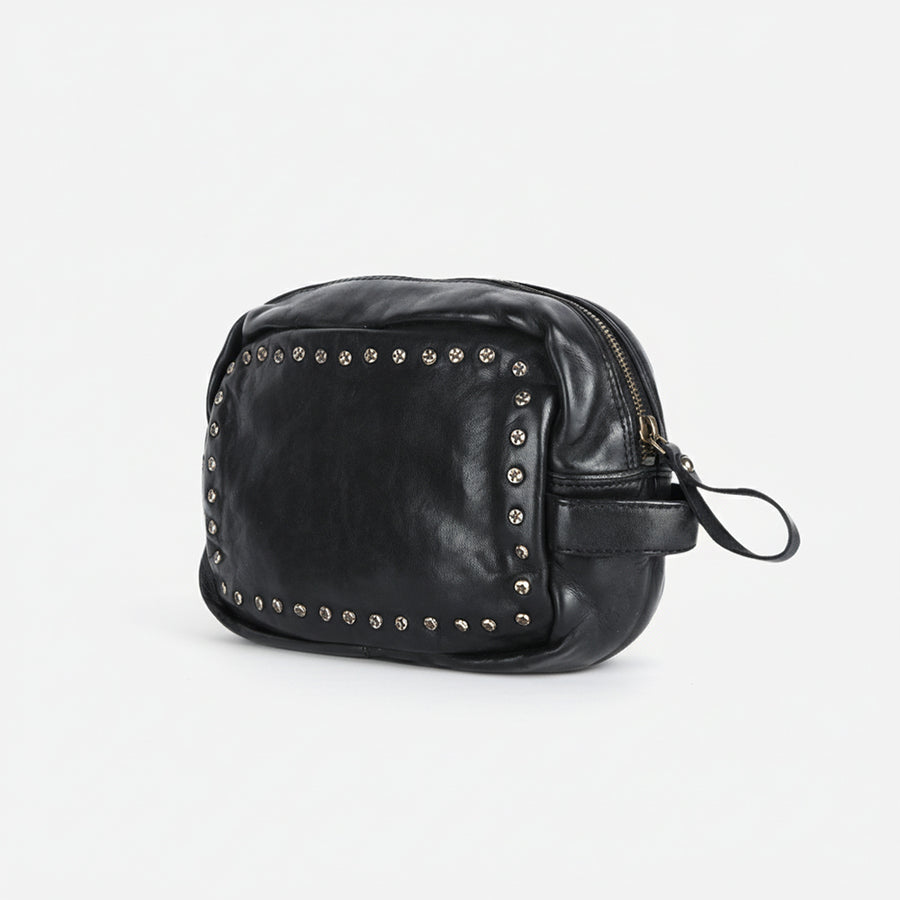 Spaghetti W. Swc200Blk Wristlet Vintage Handmade Drum Dyed Genuine by Hilason – Cowboy and equestrian accessories