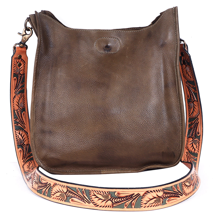 American Darling Large Crossbody Full Grain Genuine Leather Western Women Bag Handbag Purse