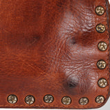 Spaghetti Western Swc195Cg Wallet Vintage Handmade Drum Dyed Genuine European Cowhide Leather Women Bag Western Handbag Purse