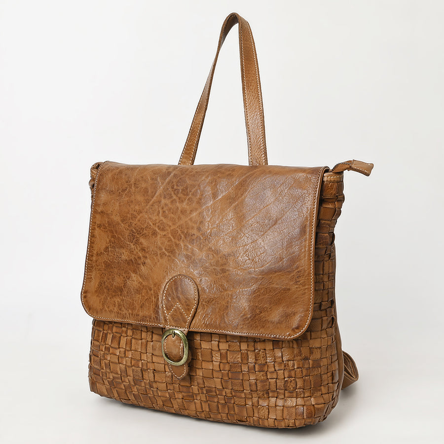 Never Mind Nmbgm115A Backpack Vintage Handmade Genuine Cowhide Leather by Hilason – Cowboy and equestrian accessories