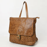 Never Mind Nmbgm115A Backpack Vintage Handmade Genuine Cowhide Leather Women Bag Western Handbag Purse