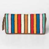 American Darling Wallet Saddle Blanket Genuine Western Leather Women Bag