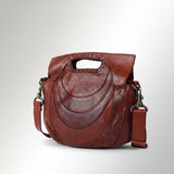 Spaghetti W. Swc173Cg Clutch Vintage Handmade Drum Dyed Genuine by Hilason – Cowboy and equestrian accessories