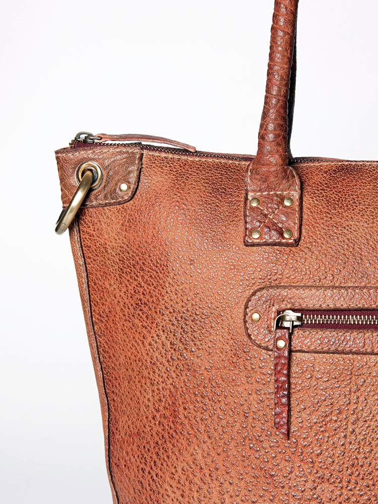 Never Mind Nmbgz120D Tote Vintage Handmade Genuine Cowhide Leather Women Bag Western Handbag Purse