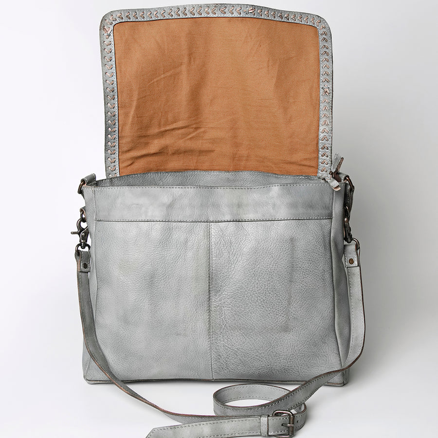 Never Mind Nmbg135C Cross Body I Vintage Handmade Genuine Cowhide Leather Women Bag Western Handbag Purse