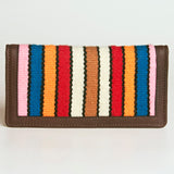 American Darling Wallet Saddle Blanket Genuine Leather Western Women Bag | Handbag Purse Wristlet Travel Clutch