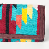 American Darling Wallet Saddle Blanket Genuine Leather Women Bag Western Handbag Purse