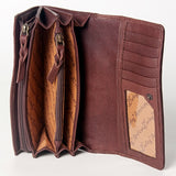 American Darling Wallet Saddle Blanket Genuine Leather Women Bag Western Handbag Purse