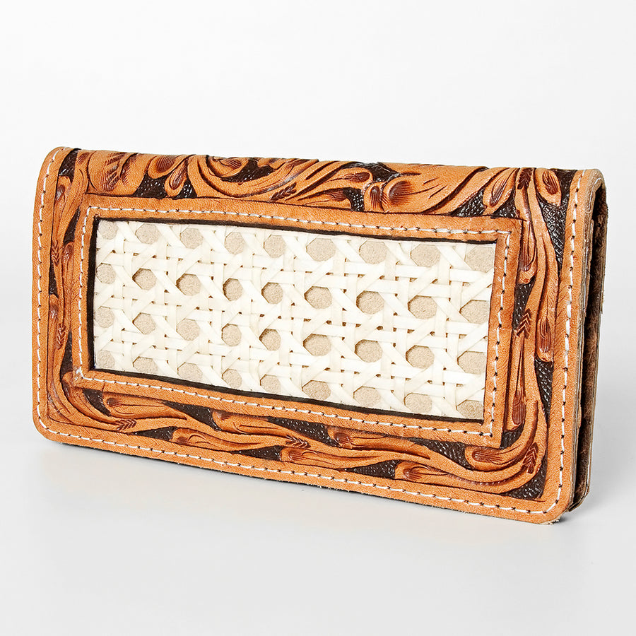 American Darling Hand Tooled Leather Western Clutch Bag - Uhorse