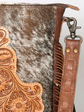 American Darling Hand Tooled Genuine Leather Women Bag Western Handbag Purse