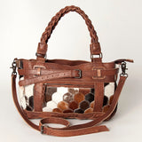 American Darling Hair On Genuine Leather Women Bag Western Handbag Purse