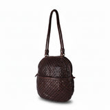 Spaghetti Western Swc130Brn Tote Vintage Handmade Drum Dyed Genuine European Cowhide Leather Women Bag Western Handbag Purse