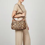 American Darling Hobo Hand Tooled Hair-On Genuine Leather Women Bag Western Handbag Purse