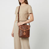 American Darling Cross Body Hand Tooled Genuine Leather women bag western handbag purse