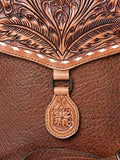 American Darling ADBGZ594A Cross Body Hand Tooled Genuine Leather women bag western handbag purse