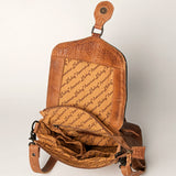 American Darling Cross Body Hand Tooled Saddle Blanket Genuine Leather women bag western handbag purse