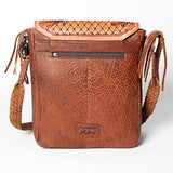 American Darling ADBGZ595A Cross Body Hand Tooled Genuine Leather women bag western handbag purse