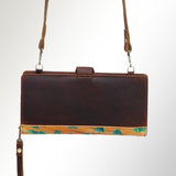 American Darling ADBGM113HR40 Wristlet Genuine Leather women bag western handbag purse