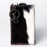 American Darling Card Holder Hair on Genuine Leather | Business Credit