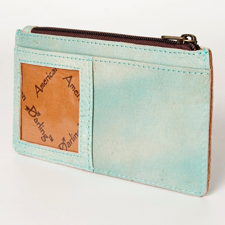 American Darling Handcrafted Leather Card-Holder - Full Grain Western Slim Wallet - Uhorse