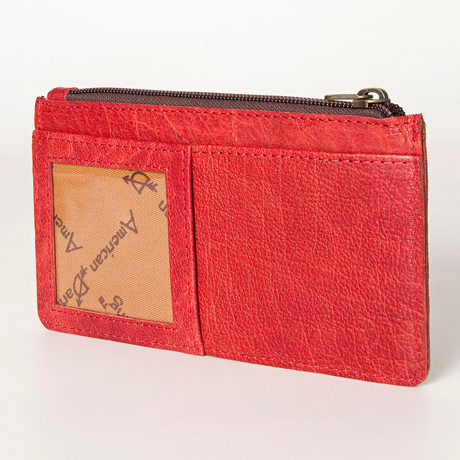 American Darling Handcrafted Leather Card-Holder - Full Grain Western Slim Wallet - Uhorse