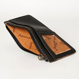 American Darling Card-Holder, Genuine Full Grain Vegetable Tanned Leather, Slim Western Travel Wallet,