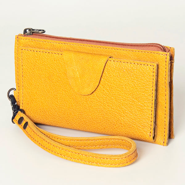 American Darling Handcrafted Leather Wristlet bag - Full Grain Western Purse - Uhorse