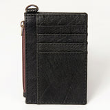 American Darling Card-Holder, Genuine Full Grain Vegetable Tanned Leather, Slim Western Minimalist Wallet, 3in X 5in