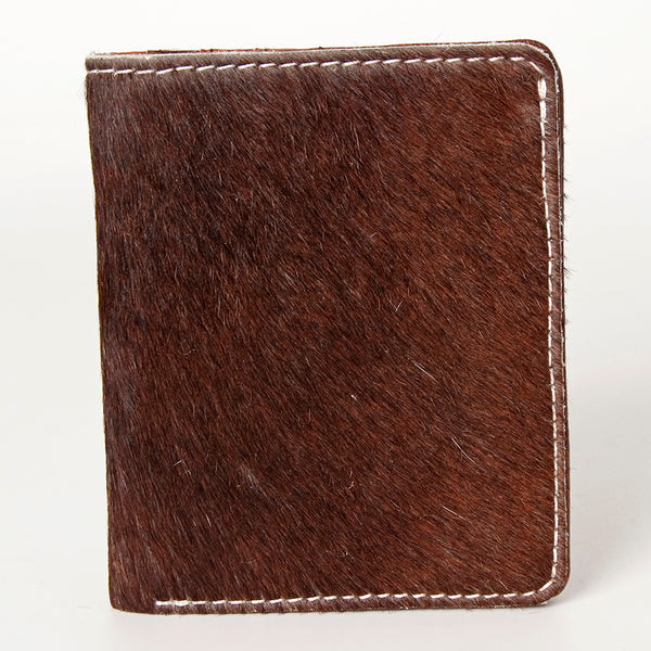 American Darling Handcrafted Leather Card-Holder with Authentic Hair-On Cowhide - Uhorse