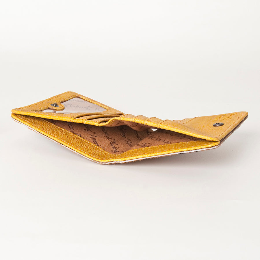 American Darling Card-Holder, Genuine Hair-On Cowhide & Full Grain Leather, Slim Western Travel Wallet
