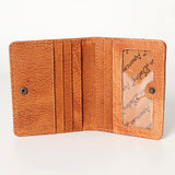 American Darling Card Holder Hair On Full Grain Genuine Leather |