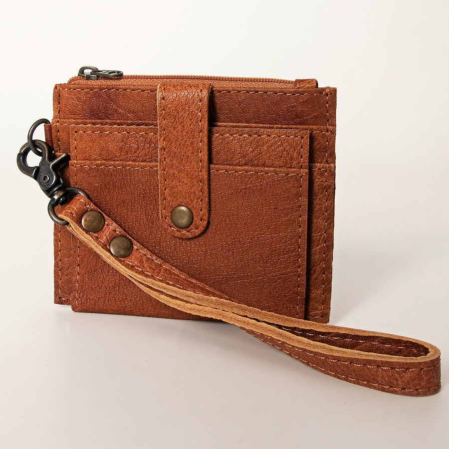 American Darling Handcrafted Leather Card-Holder - Full Grain Western Slim Wallet - Uhorse