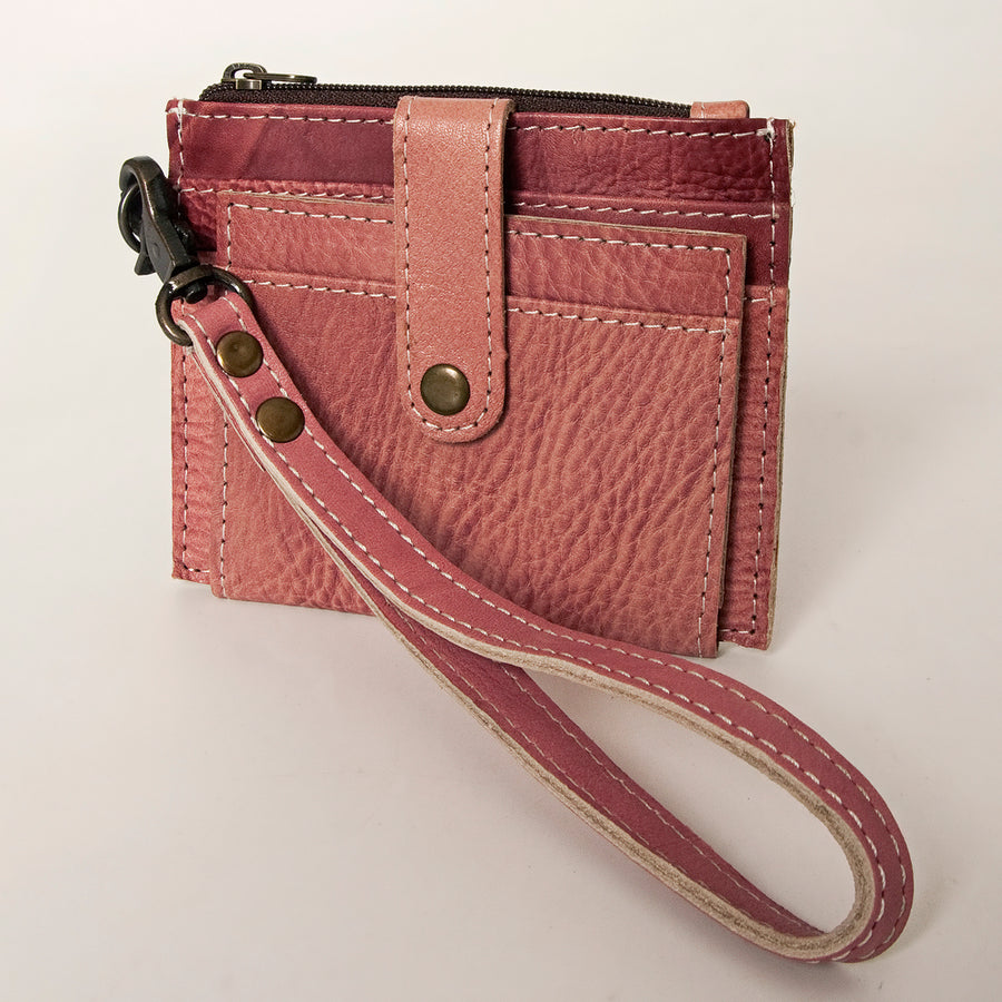 American Darling Card-Holder, Genuine Full Grain Vegetable Tanned Leather, Slim Western Minimalist Wallet