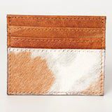 American Darling Card Holder Hair on Genuine Leather | Card Holder | Business Card Holder | Credit Card Holder | Leather Card Holder | Sports Card Holder