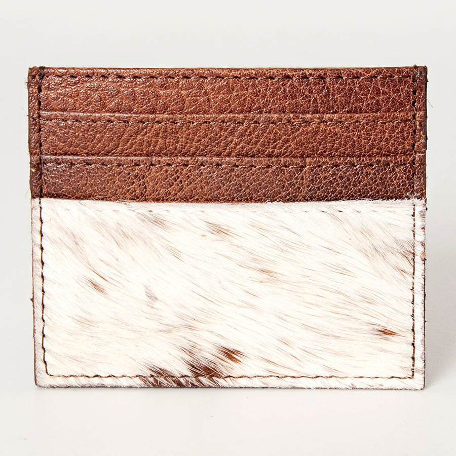 American Darling Card-Holder, Genuine Full Grain Vegetable Tanned Leather, Slim Western Minimalist Wallet